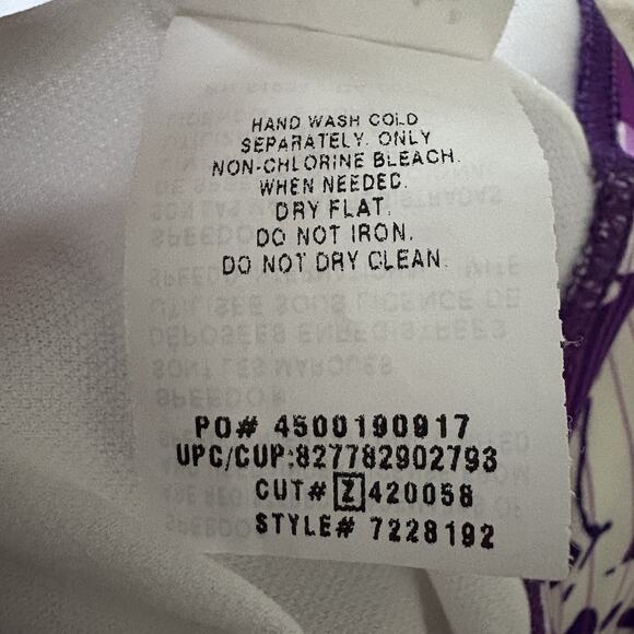 Speedo Womens‎ One Piece Linear Motion Ultraback Swimsuit Size 14 - Picture 5 of 5